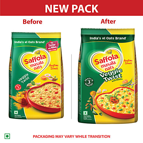 Saffola Masala Oats - Veggie Twist, 1 kg