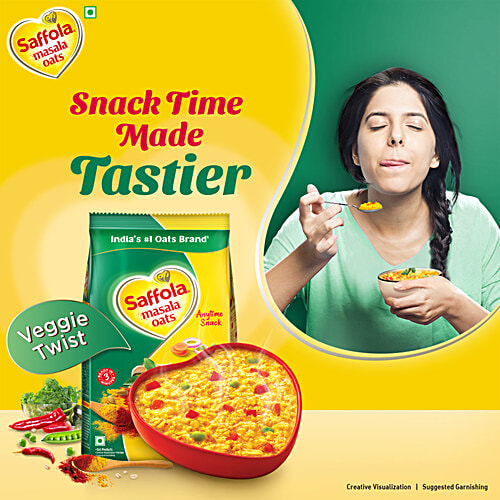 Saffola Masala Oats - Veggie Twist, 1 kg  