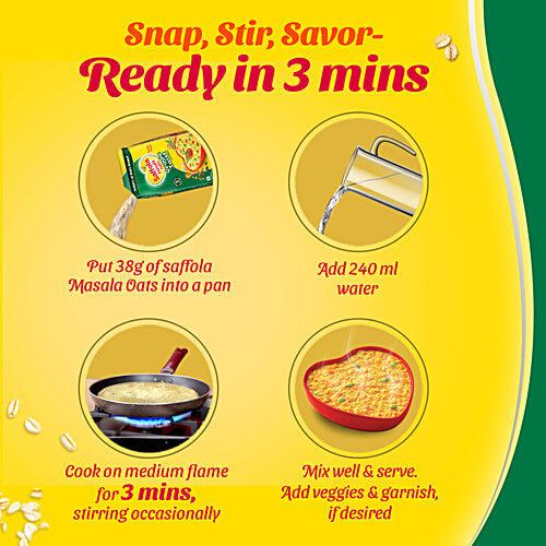 Saffola Masala Oats - Veggie Twist, 1 kg