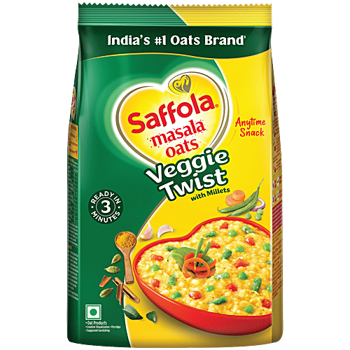 Saffola Masala Oats - Veggie Twist, 1 kg