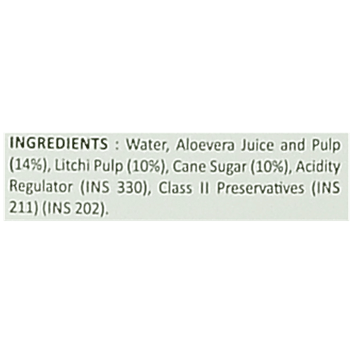 Alo Frut Juice - Litchi, Aloevera, 1 L  