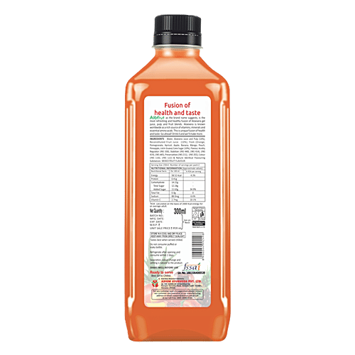 Alo Frut Mixed Fruit Juice With Aloe Vera, 300 ml Rich Source of Vitamins, Minerals