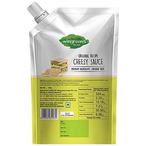 Wingreens Farms Original Recipe - Cheesy Sauce, 450 g  