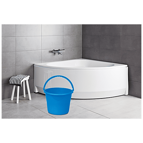 Buy Princeware Plastic Bucket For Bathing/Cleaning, With Handle