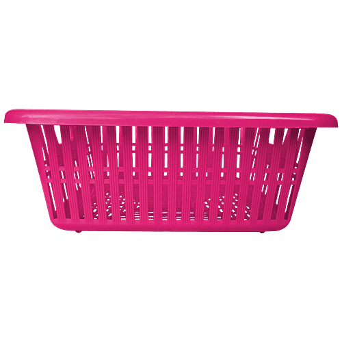 Princeware Kitchen Multiutility Plastic Tray - Pink, Maharaja, 1 pc  Durable With High Endurance