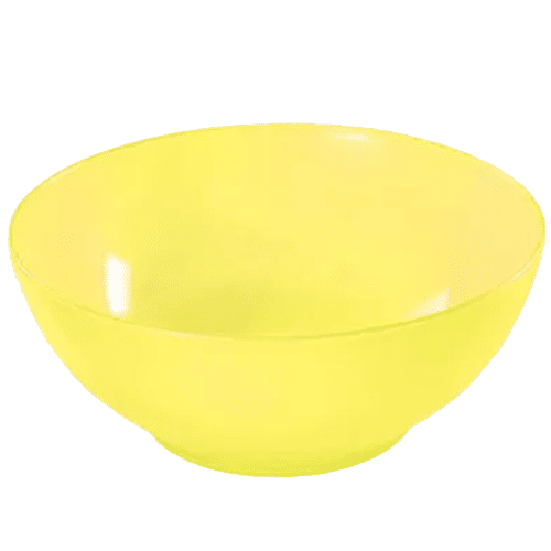 Princeware Microwaveable Plastic Multiutility Bowl - Yellow, New Coral, L2272 YL, 750 ml  