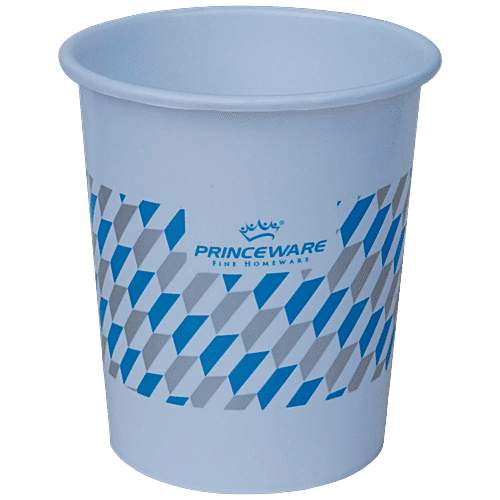 Princeware Plastic Dustbin / Garbage Bin - Small, Multicolour, Deluxe, 7 L  FDA Approved