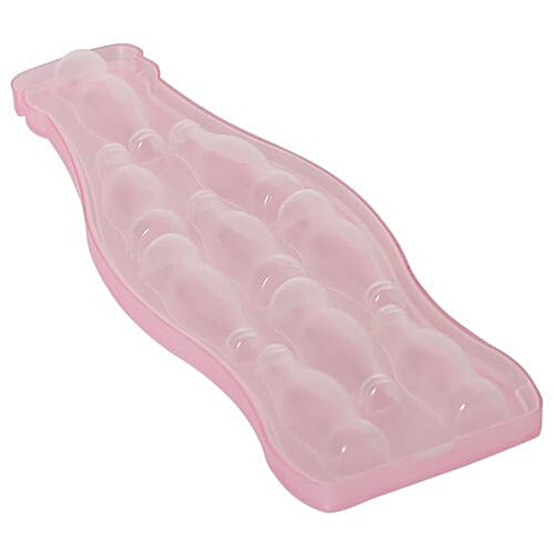 DP Ice Mould - Plastic, Bottle Shaped, Pink BB 597 3, 1 pc  