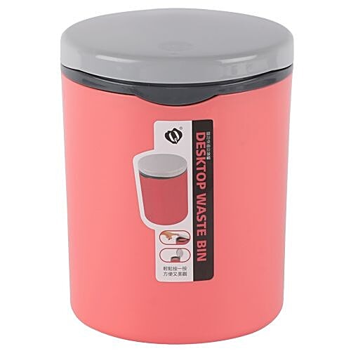 Buy DP Desktop Waste Bin Plastic, Pink, BB 616 3 Online at Best Price
