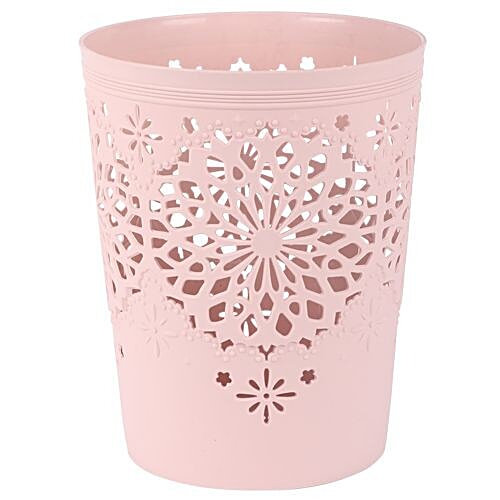 DP Plastic Dustbin/Basket - Multiutility, Pink, BB 680 3, 1 pc  