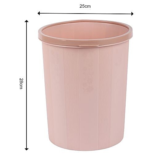 DP Plastic Dustbin/Basket - Multiutility, Pink, BB 683 3, 8 L  