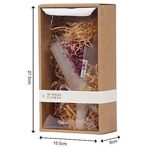 DP Dry Flower Bouquet - Purple, BB 411, 1 pc  