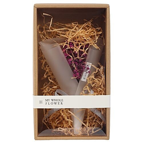 DP Dry Flower Bouquet - Purple, BB 411, 1 pc  