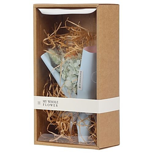 DP Dry Flower Bouquet - Blue, BB 412, 1 pc  