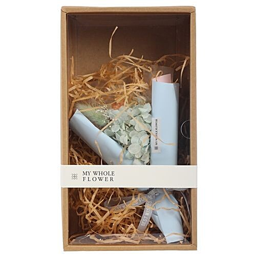 DP Dry Flower Bouquet - Blue, BB 412, 1 pc  