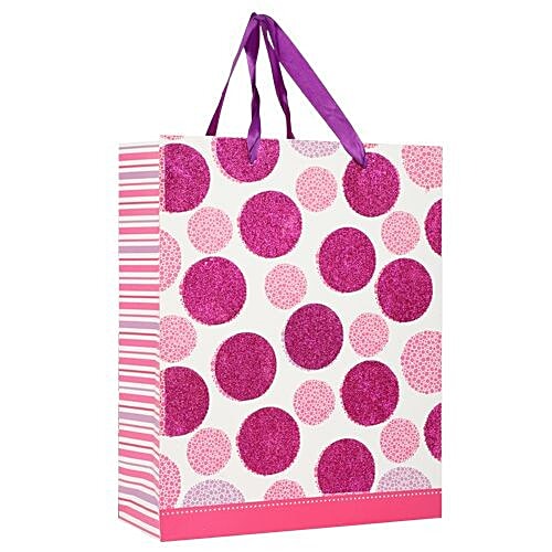 DP Gift/Paper Carry Bag - Small, Pink & Purple BB 397S, 3 pcs  