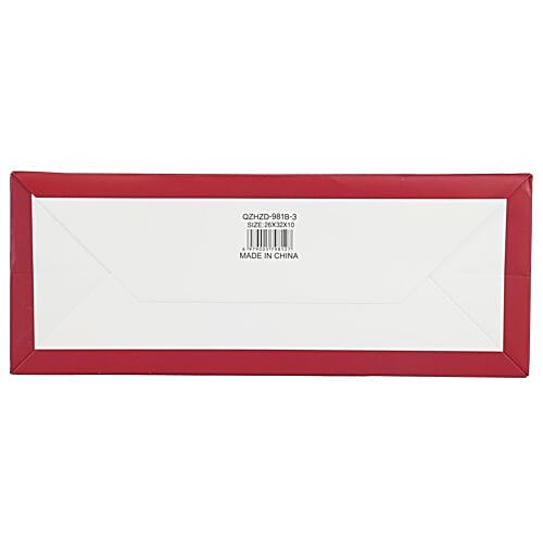 DP Gift/Paper Carry Bag - Medium, Red & Golden BB 398 M, 3 pcs  