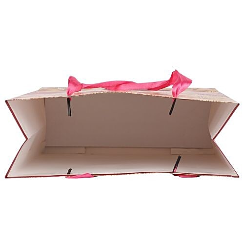DP Gift/Paper Carry Bag - Medium, Red & Golden BB 398 M, 3 pcs  