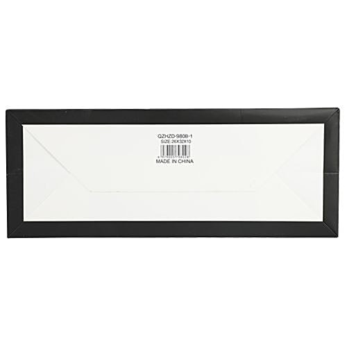 DP Gift/Paper Carry Bag - Medium, Black BB 400M, 3 pcs  