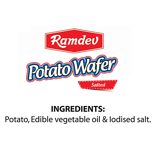 Ramdev Potato Wafer - Salted, 118 g Pouch