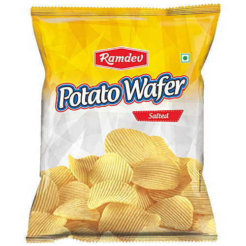 Ramdev Potato Wafer - Salted, 118 g Pouch