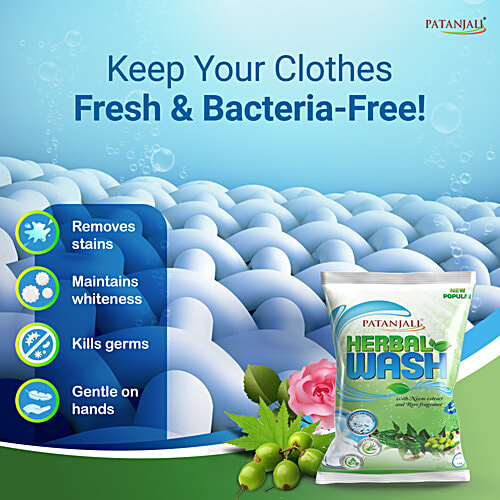 Patanjali Herbal Wash Detergent Powder, 1 kg  