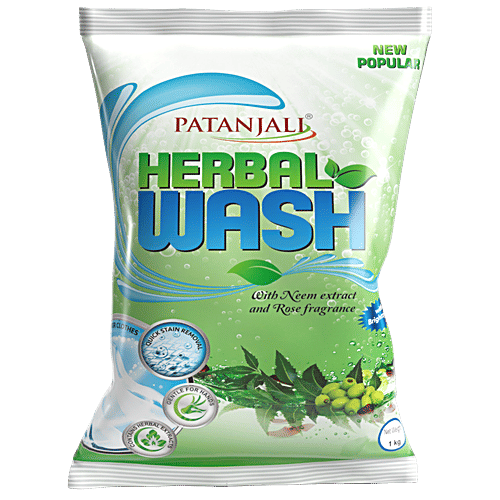 Patanjali Herbal Wash Detergent Powder, 1 kg  