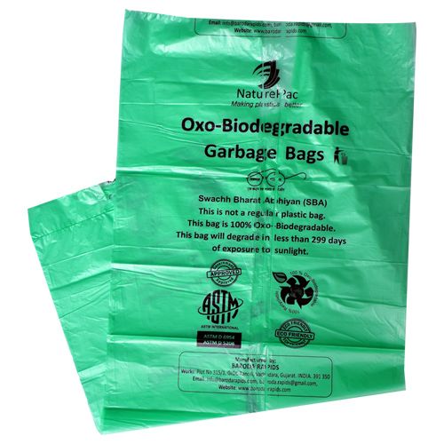 Buy NaturePac Garbage Bag - Large, Green, Biodegradable Online at Best  Price of Rs 130 - bigbasket