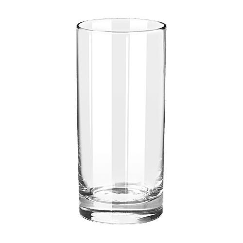 Treo Glass Tumbler Manhattan Long Drink, 330 ml (Pack of 6) 
