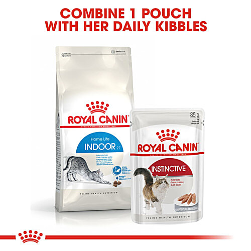 Royal Canin Indoor 27 Dry Cat Food, 2 kg  Feline Health Nutrition, Stool Odour Reduction, Moderate Calorie