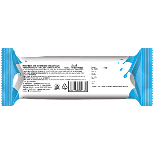 Cremica Vanilla Creme Biscuits, 138 g Trans Fat Free, No Artificial Colours