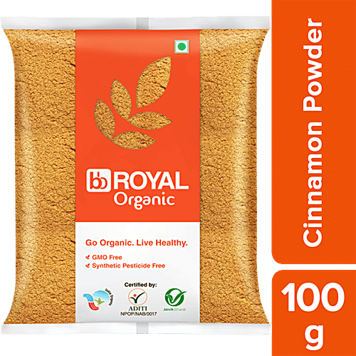 bb Royal Organic - Cinnamon/Dalchini Powder, 100 g  