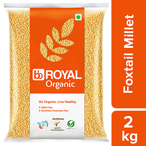 bb Royal Organic - Foxtail Millet / Italian (Thinai Rice), 2 kg  