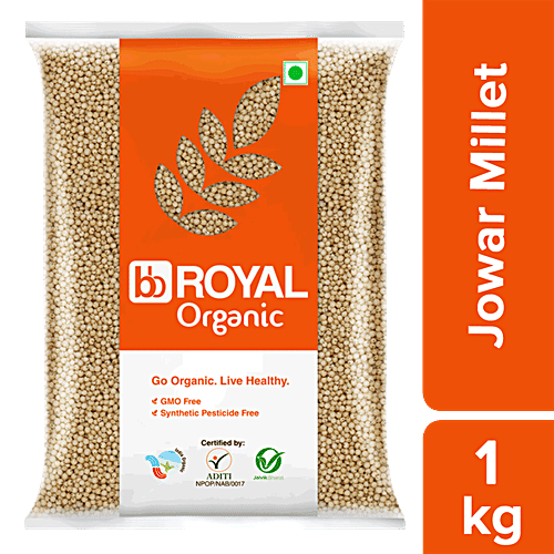 bb Royal Organic Jowar/Sorghum Millet, 1 kg  