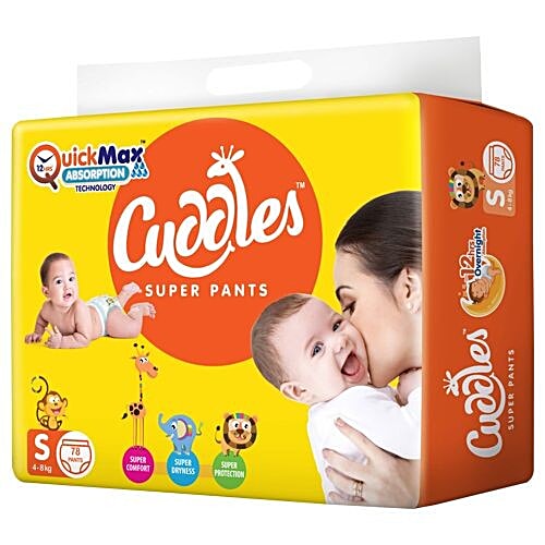 Buy Cuddles Diaper Pants S, 48 kg, Super Comfort, 12 Hrs Quick Max