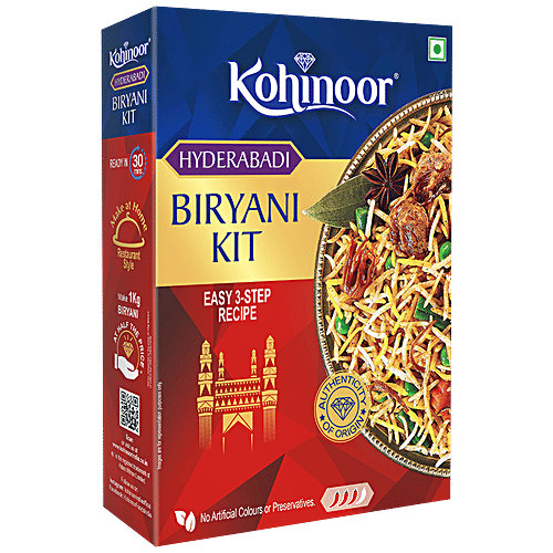 Buy Kohinoor Hyderabadi Biryani Kit Ready To Cook Online at Best