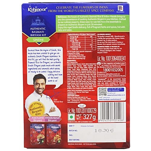 Buy Kohinoor Sindhi Authentic Basmati Biryani Kit Online at Best Price
