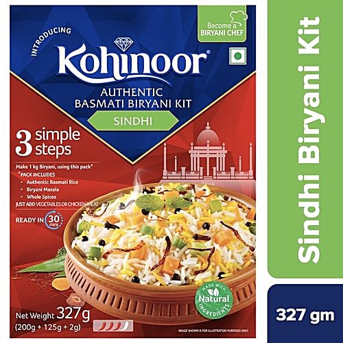 Buy Kohinoor Sindhi Authentic Basmati Biryani Kit Online at Best Price