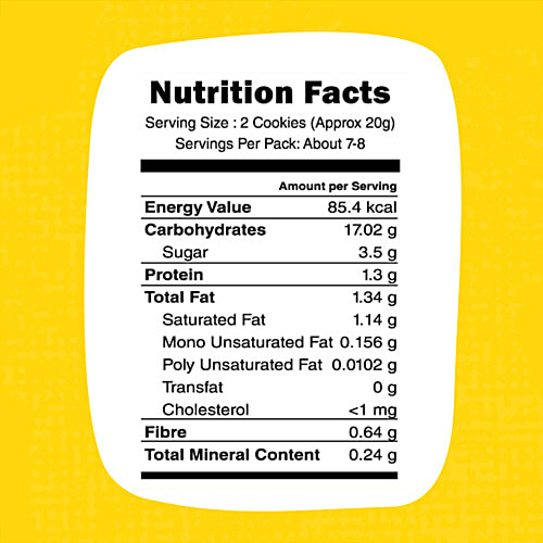 Early Foods Jaggery Millet Cookies - Dry Fruits & Seeds, No Preservatives & Additives, 130 g No Preservatives, No Additives