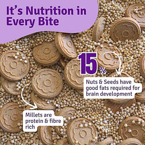 Early Foods Jaggery Millet Cookies - Ragi & Chocolate, No Preservatives & Additives, 130 g  No Preservatives, No Additives