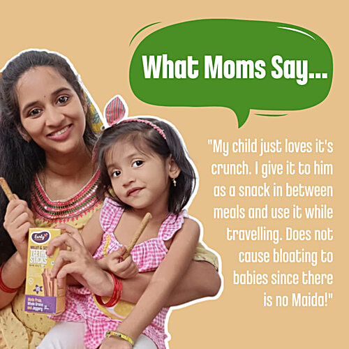 Early Foods Ajwain & Jeera Teething Sticks, 150 g No Preservatives, No Additives, No Milk, No Maida, No Refined Sugar