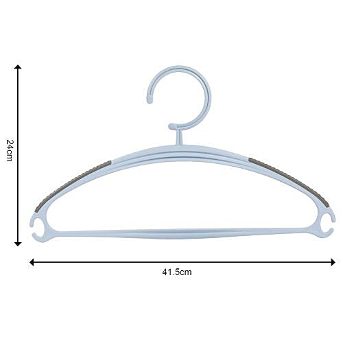 DP Clothes-Accessories Hanger - Plastic, Blue - BlueÂ  BB 586 1, 5 pcs  