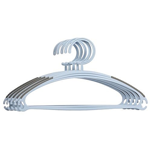DP Clothes-Accessories Hanger - Plastic, Blue - BlueÂ  BB 586 1, 5 pcs  