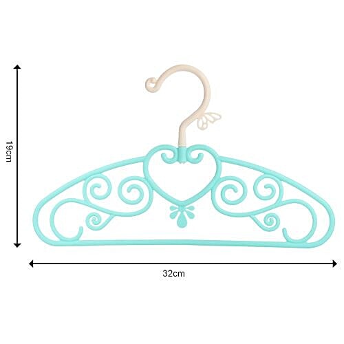 DP Clothes-Accessories Hanger - Plastic, Green - Gr BB 588 1, 3 pcs  