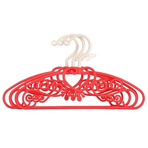 DP Clothes-Accessories Hanger - Plastic, Red - RedÂ  BB BB 588 3, 3 pcs  