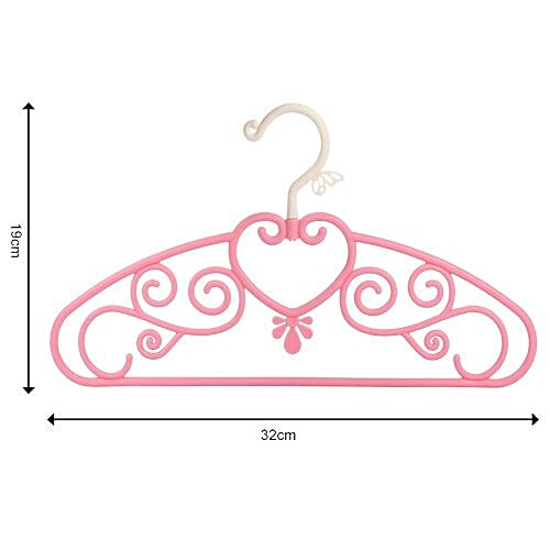 DP Clothes-Accessories Hanger - Plastic, Pink - PK BB 589 2, 3 pcs  