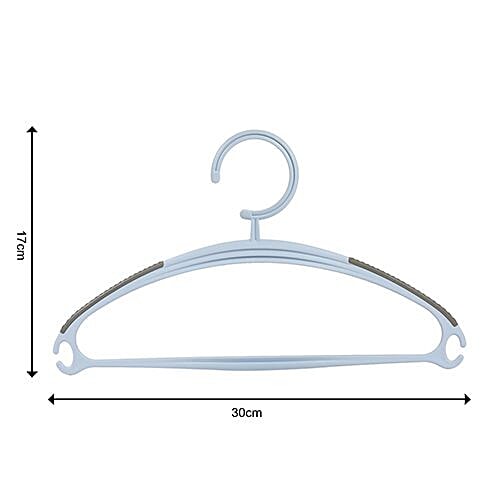 DP Clothes-Accessories Hanger - Plastic, Blue - BlueÂ  BB 590 2, 5 Pcs  