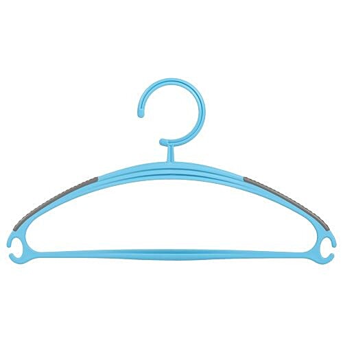 DP Clothes-Accessories Hanger - Plastic, Blue - Blue BB 587 1, 5 pcs  