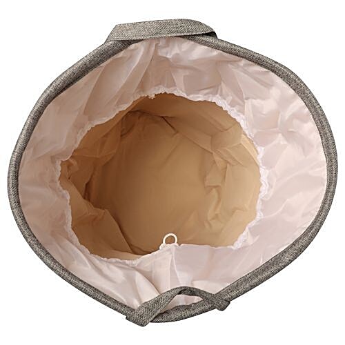 DP Clothes Storage Laundry Bag - Fabric, Grey, Gry BB 565, 1 pc  