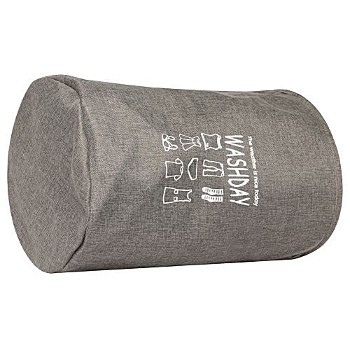 DP Clothes Storage Laundry Bag - Fabric, Grey, Gry BB 565, 1 pc  